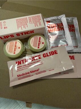 Medicine Mama Vulva Balm & Intimate Glide Set - plus full size lips stick